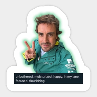 Thriving Fernando Alonso Sticker